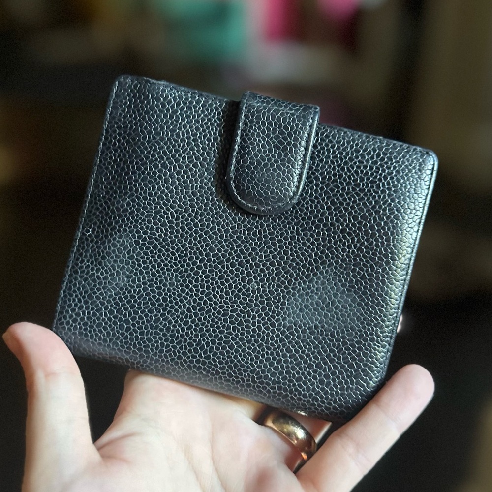 Chanel Caviar Leather Compact Wallet CC - Picture 5 of 9